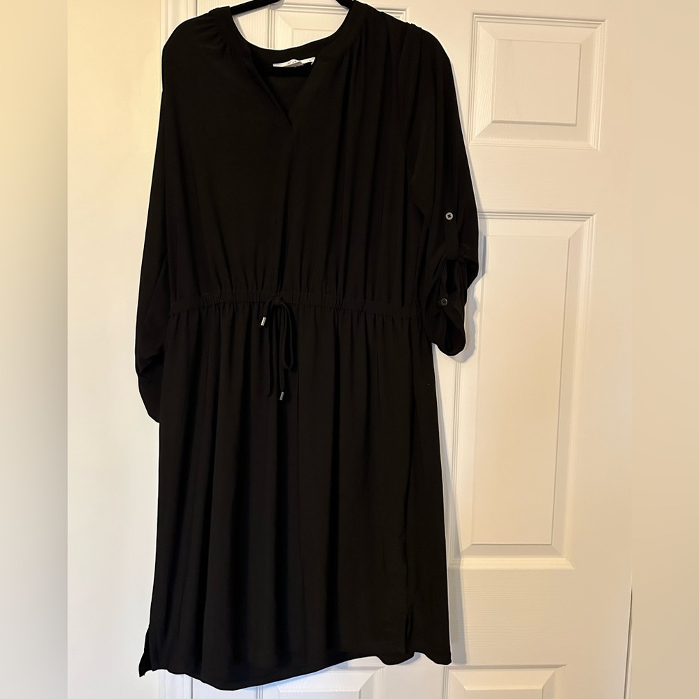 3/4 sleeve midi-dress from Penningtons. “in every story” Woman’s size X.